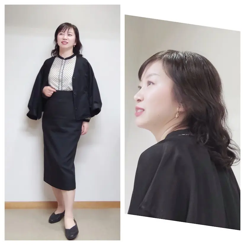 4月中旬。アラフィフ秘書お仕事毎日服の画像_2