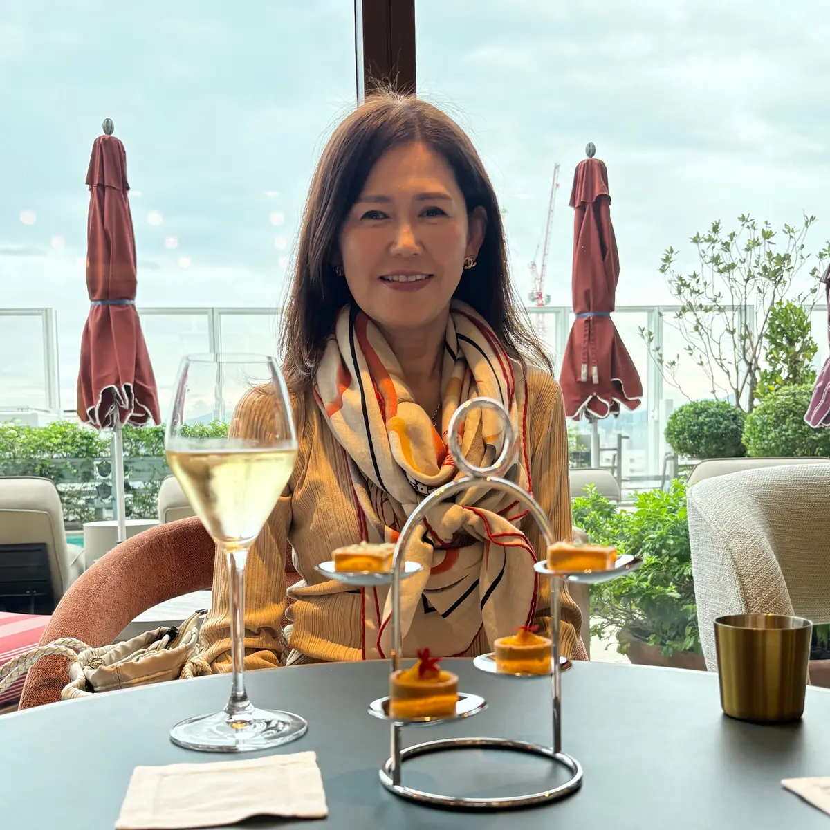 カペラ台北のラウンジ