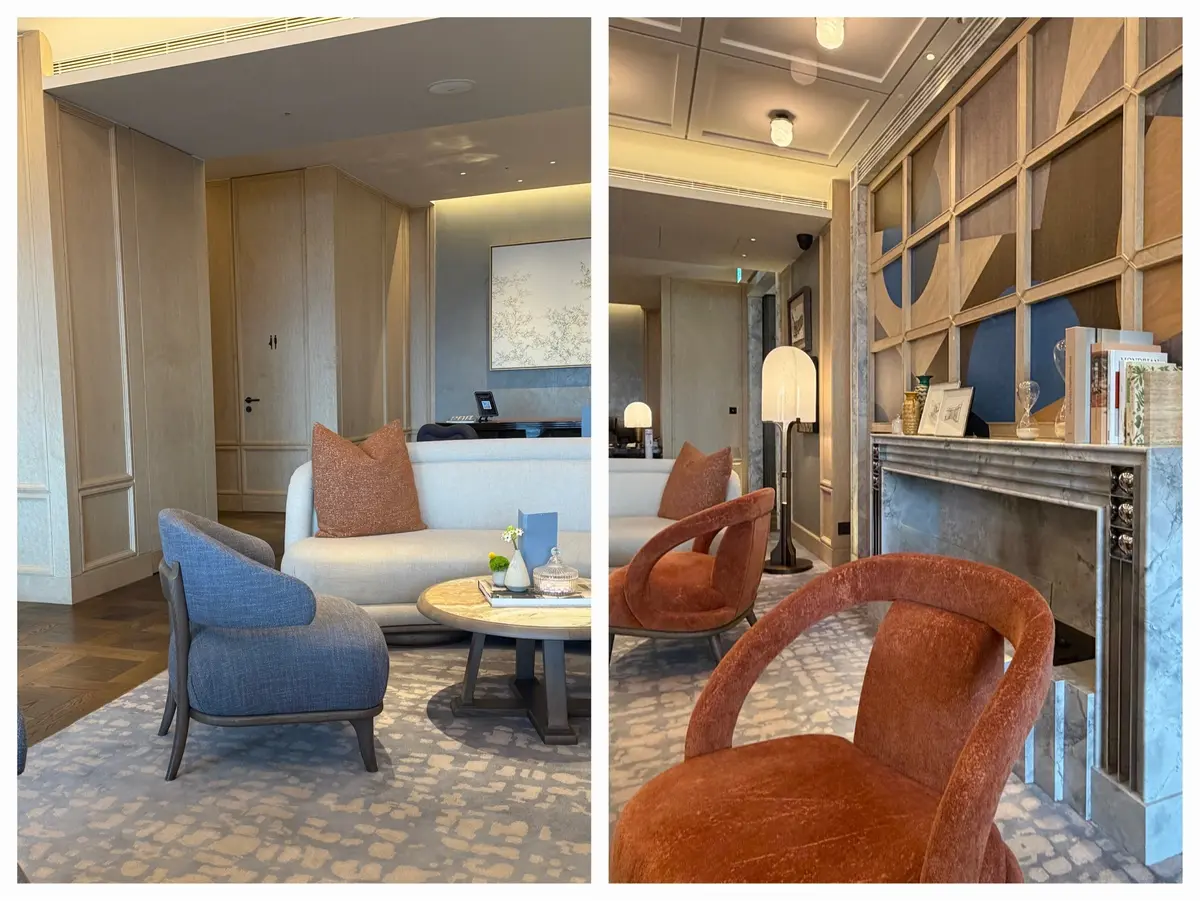 カペラ台北のラウンジ