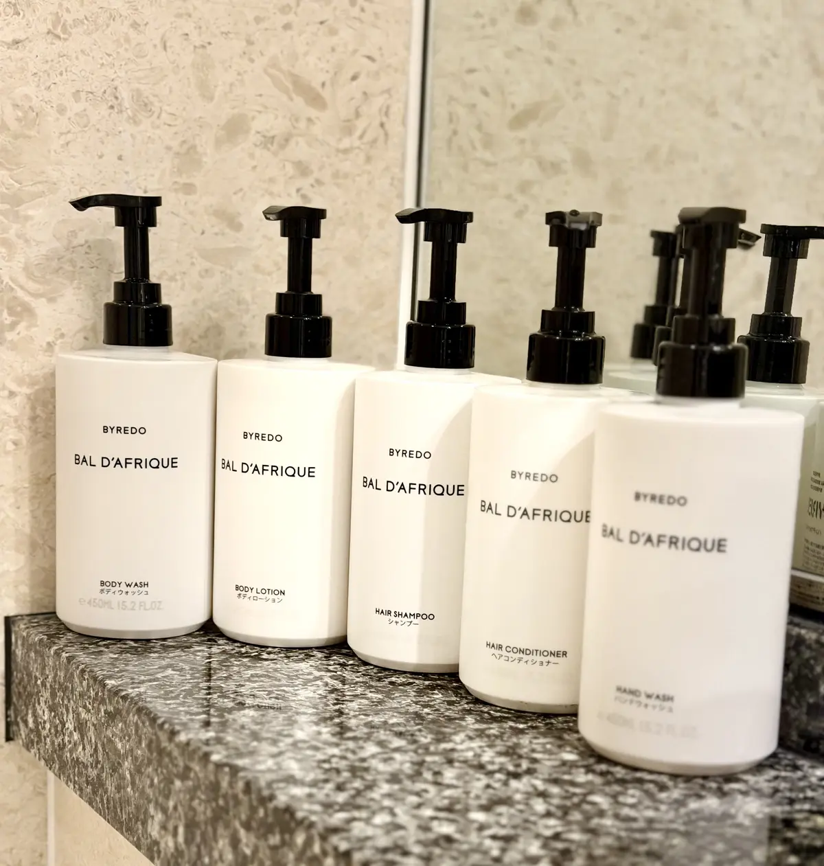 インターコンチネンタル東京ベイはバイレード BYREDO のシャンプー、コンディショナー、ボディソープを常備