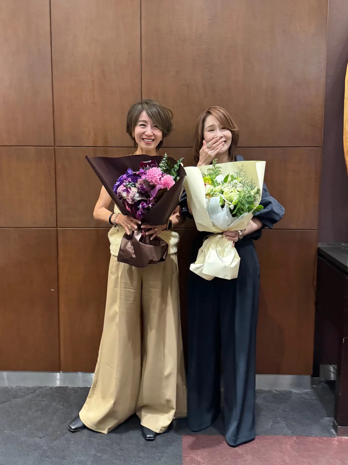 ジレを主役にホテル中華で送別会の画像_2