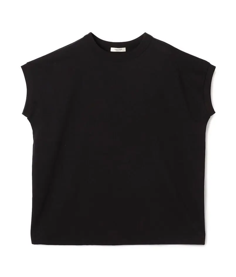 マカフィー　Tシャツ 　ジャージーステッチ キャップスリーブプルオーバー　黒　