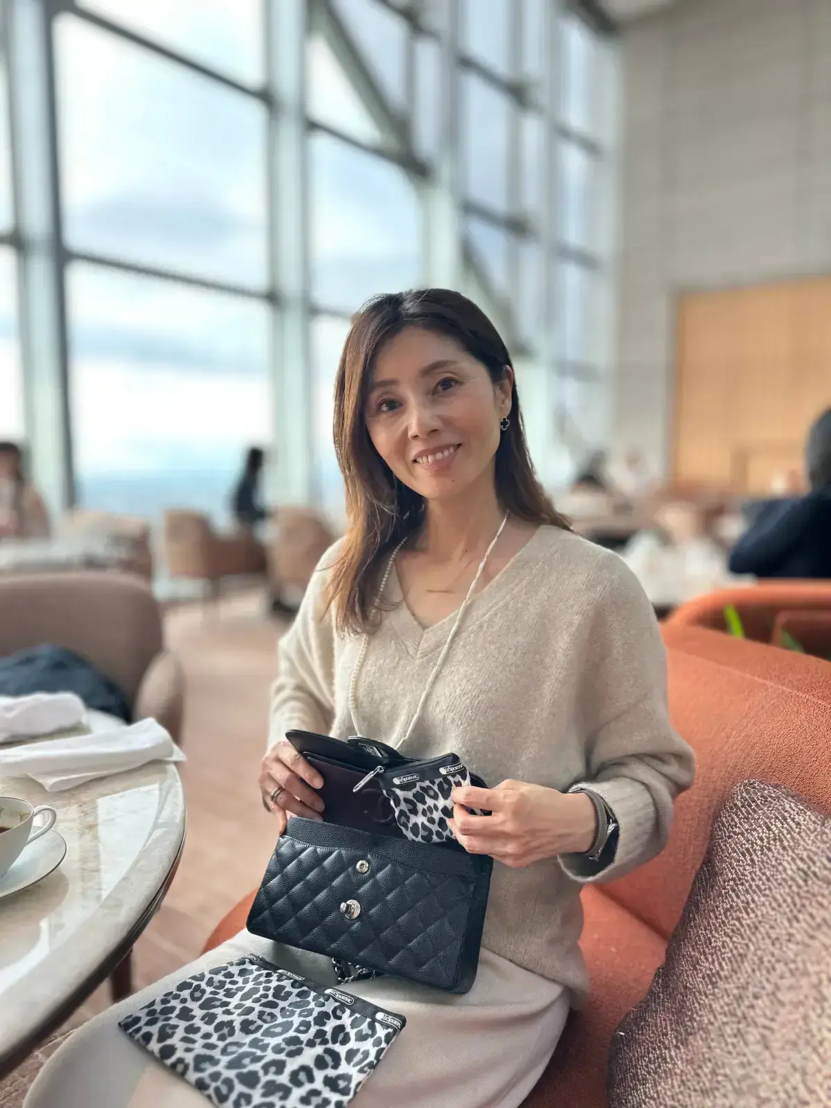 レスポートサック×エクラコラボポーチ　エクラ華組　梁瀬さんレビュー