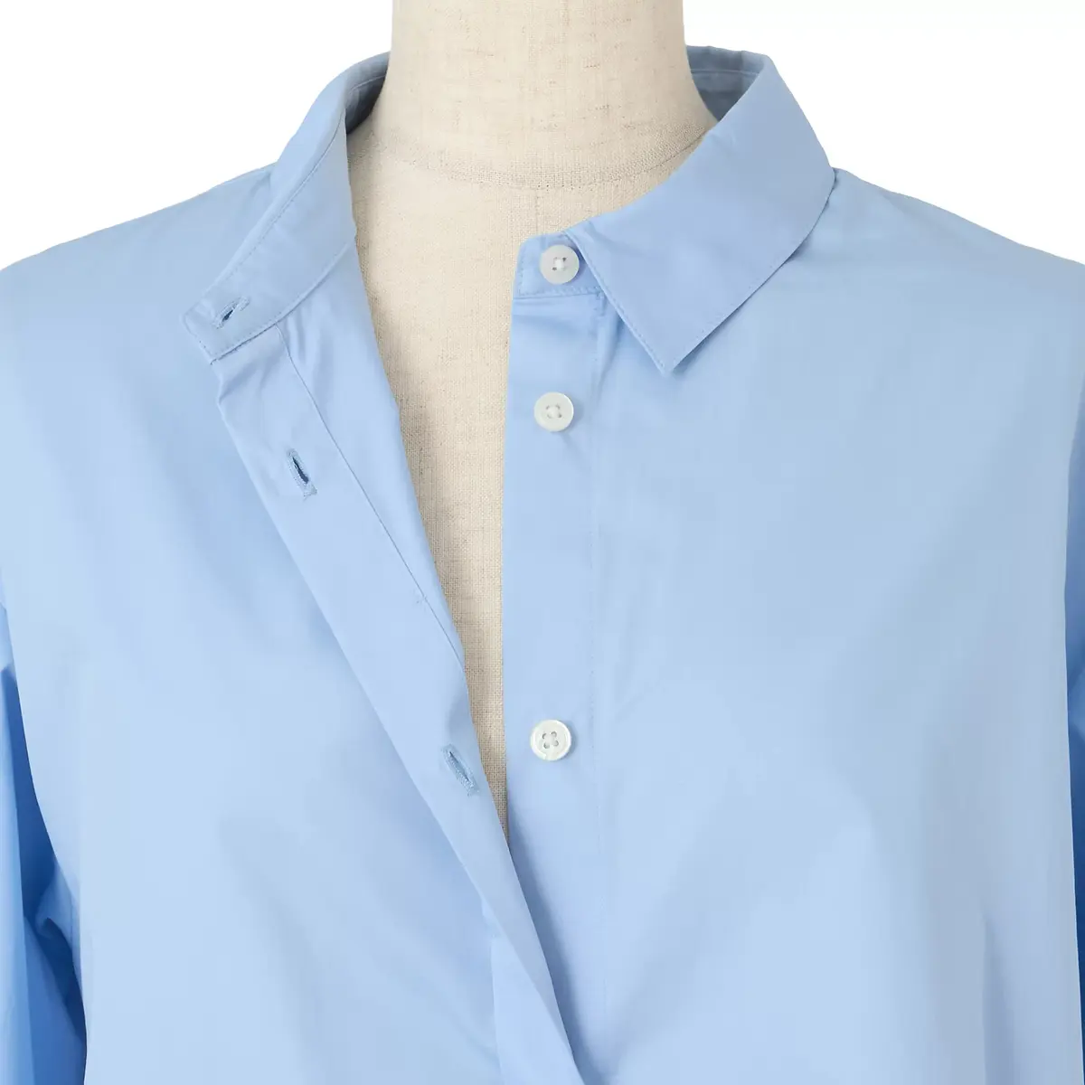drawell for E by eclat バックタックフレアシャツ ￥25,300