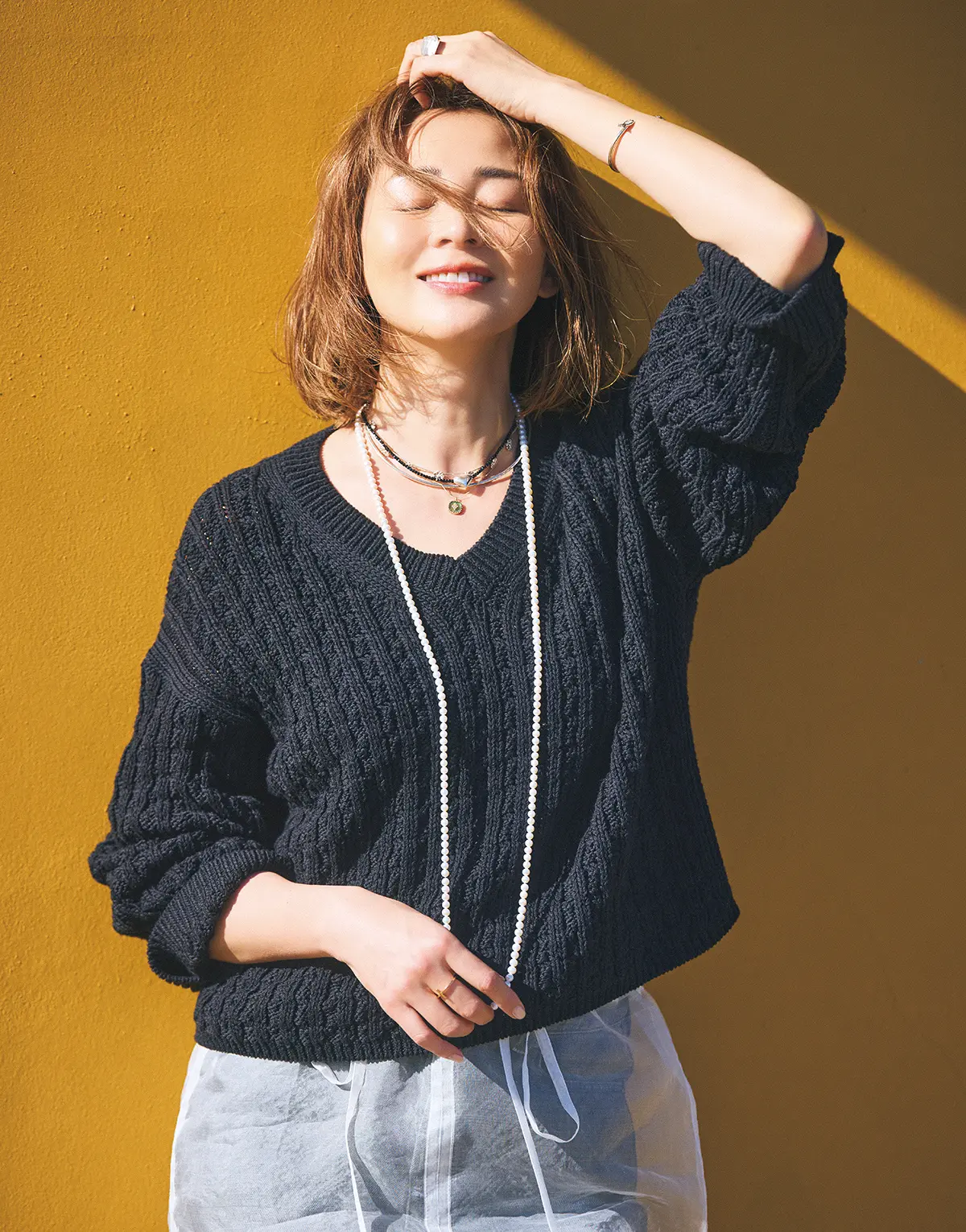 ネックレスは＂長＂と＂短＂のみ