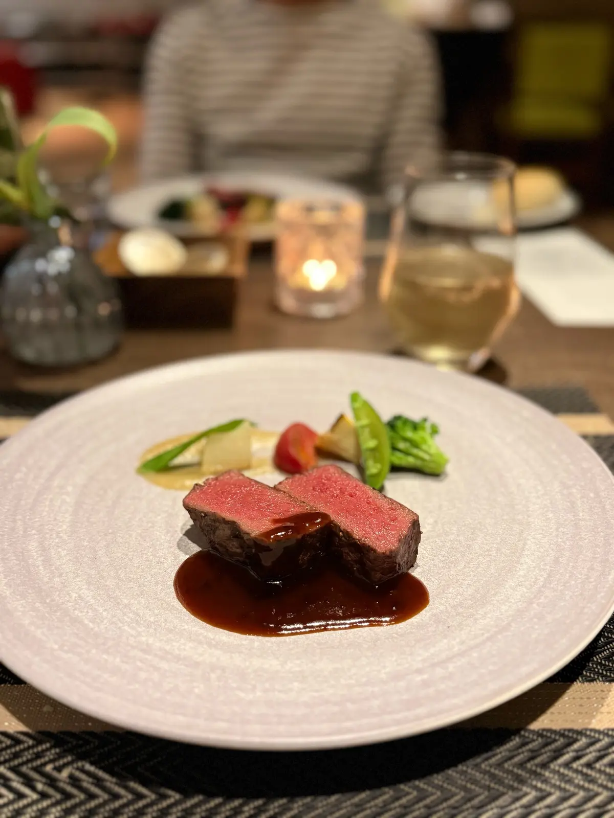 軽井沢マリオットホテル　レストラン　季節のディナーコース