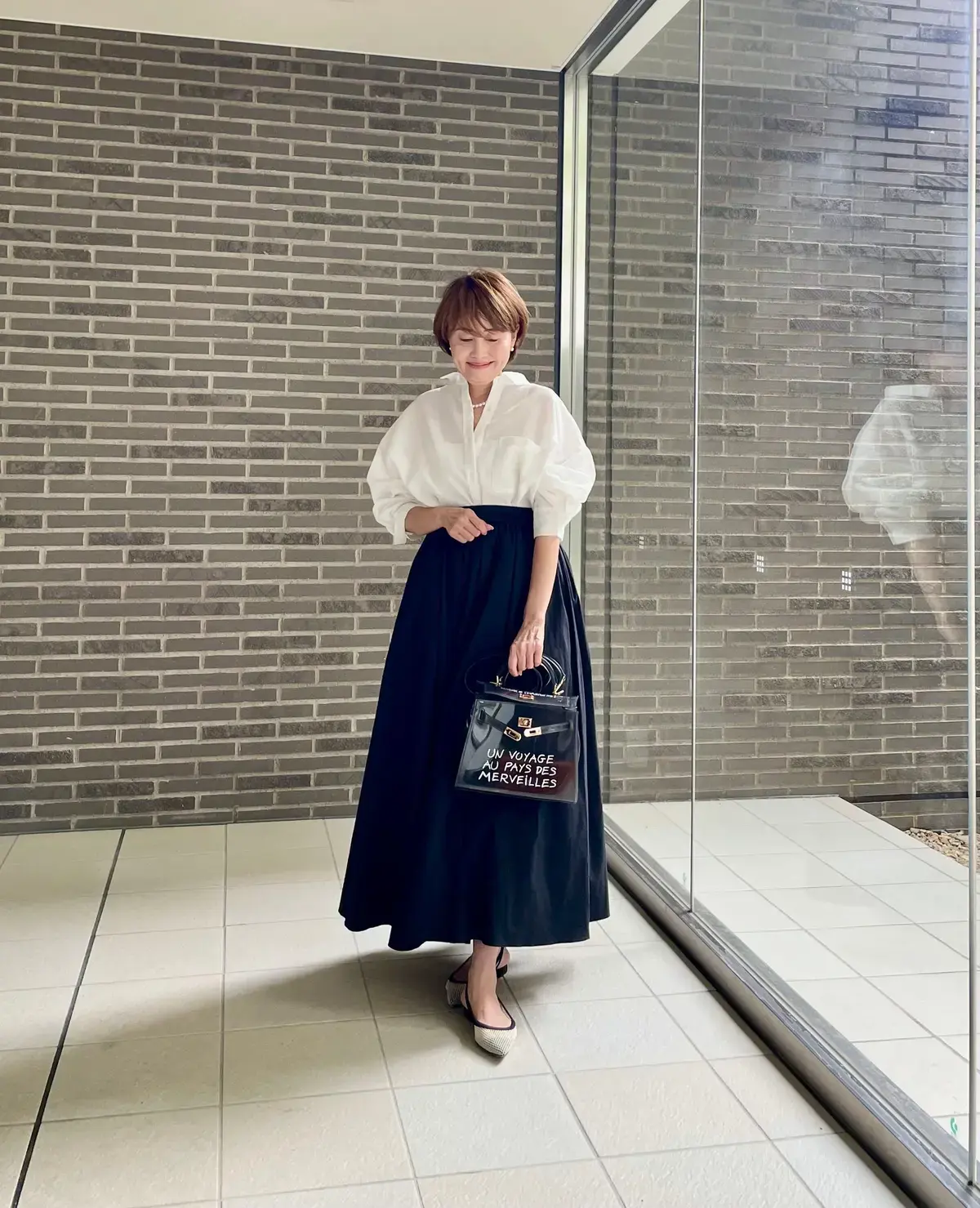 GUシアードルマンスリーブシャツQ　スカート