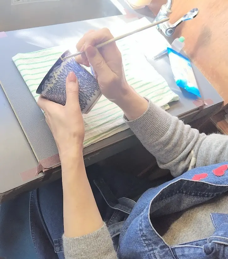 金継ワークショップ　ロールストランドマグカップ