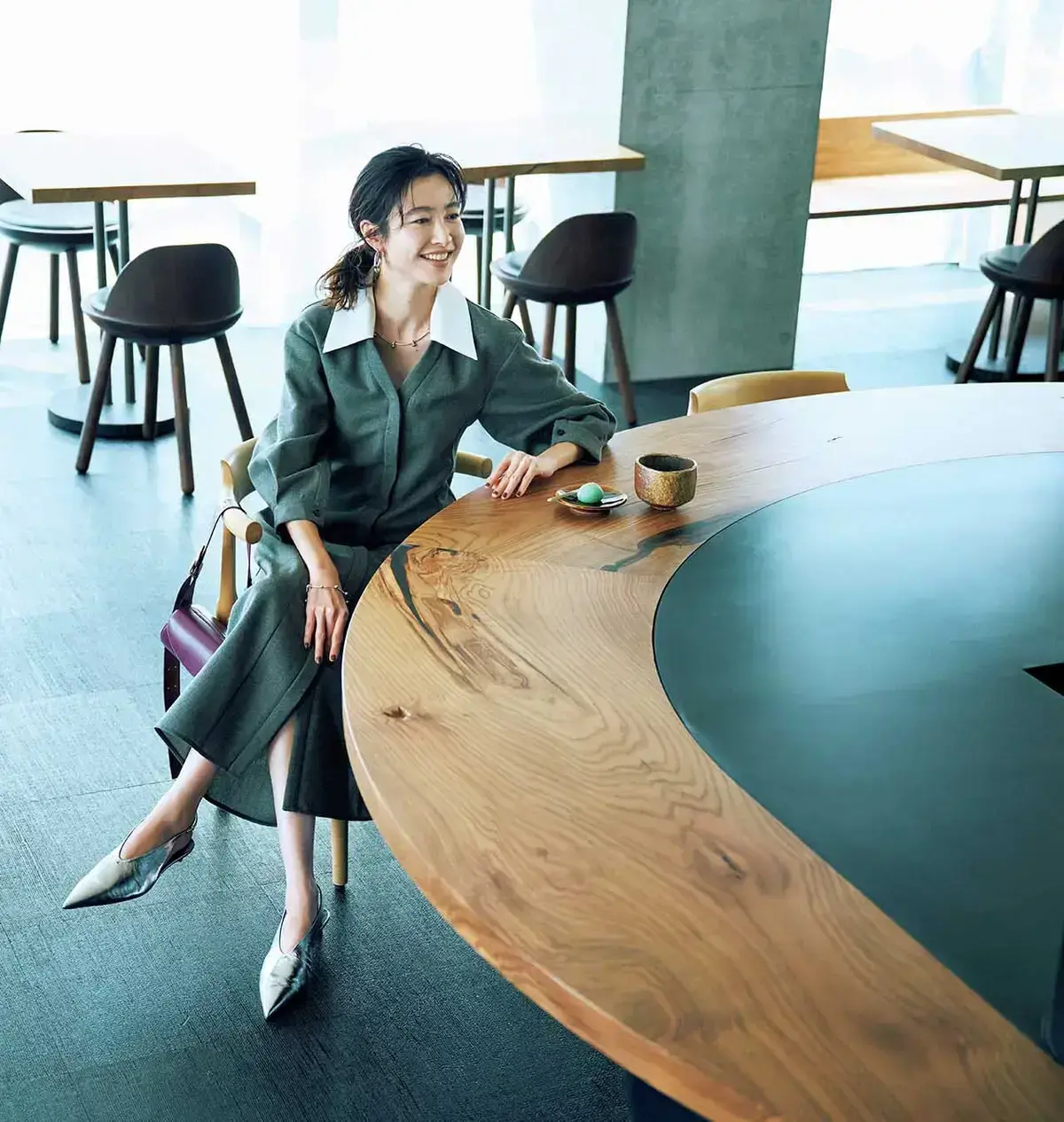 JIL SANDER ワンピースコーデ