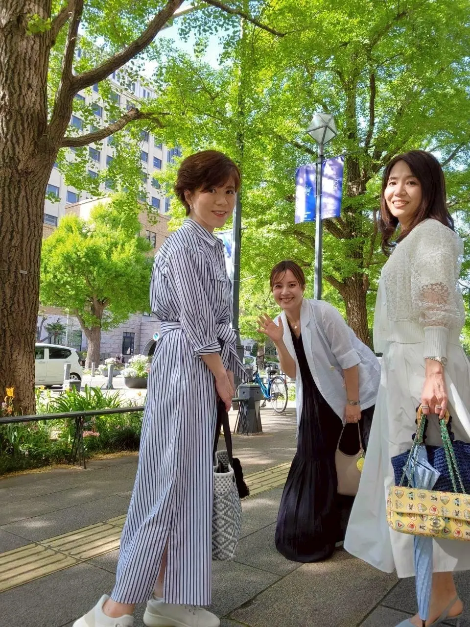 新緑の日本大通りと美味しいフレンチの画像_9