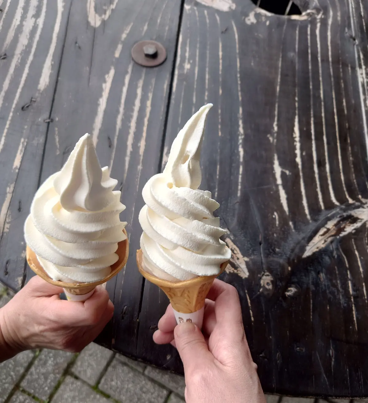 道の駅のソフトクリーム