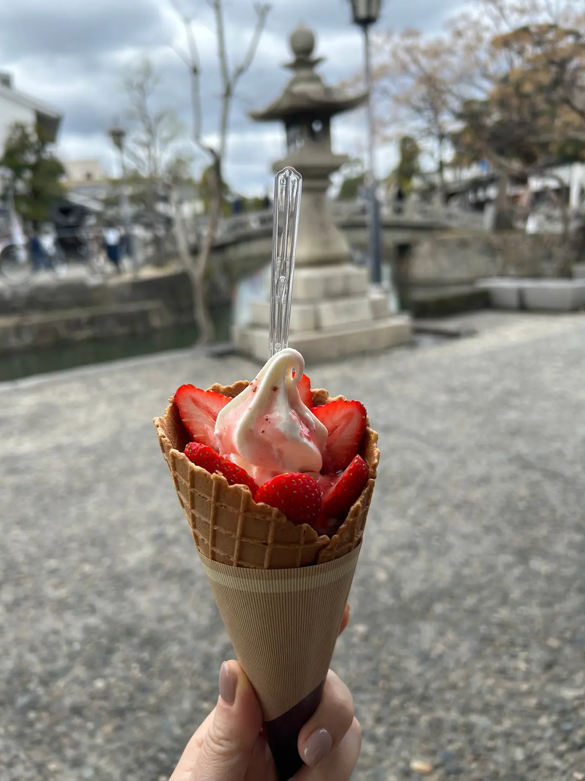 倉敷美観地区　パフェ