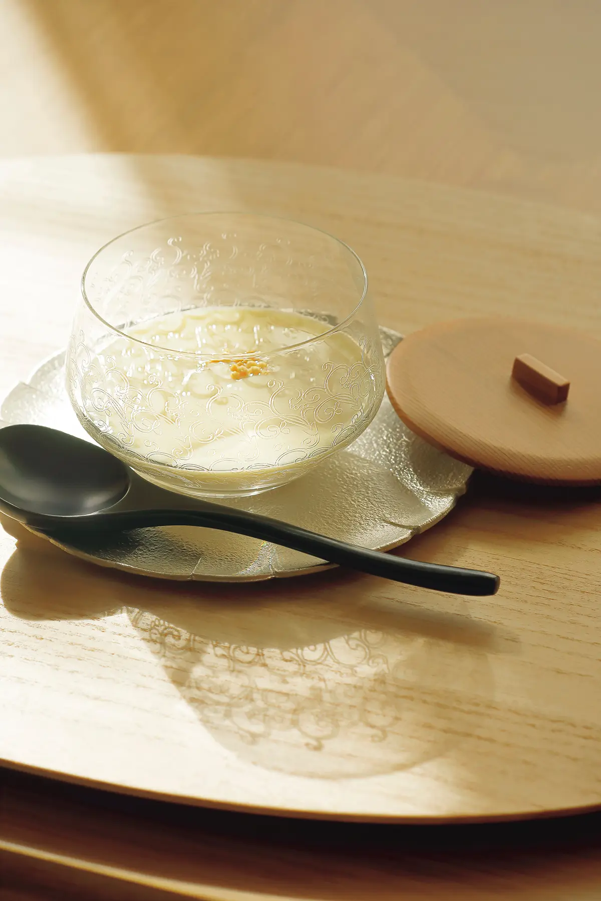 美山町の「静家」の豆乳