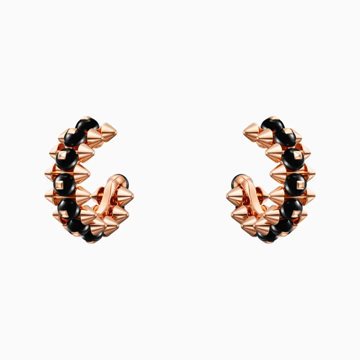 イヤリング「クラッシュ ドゥ カルティエ」（PG×オニキス）