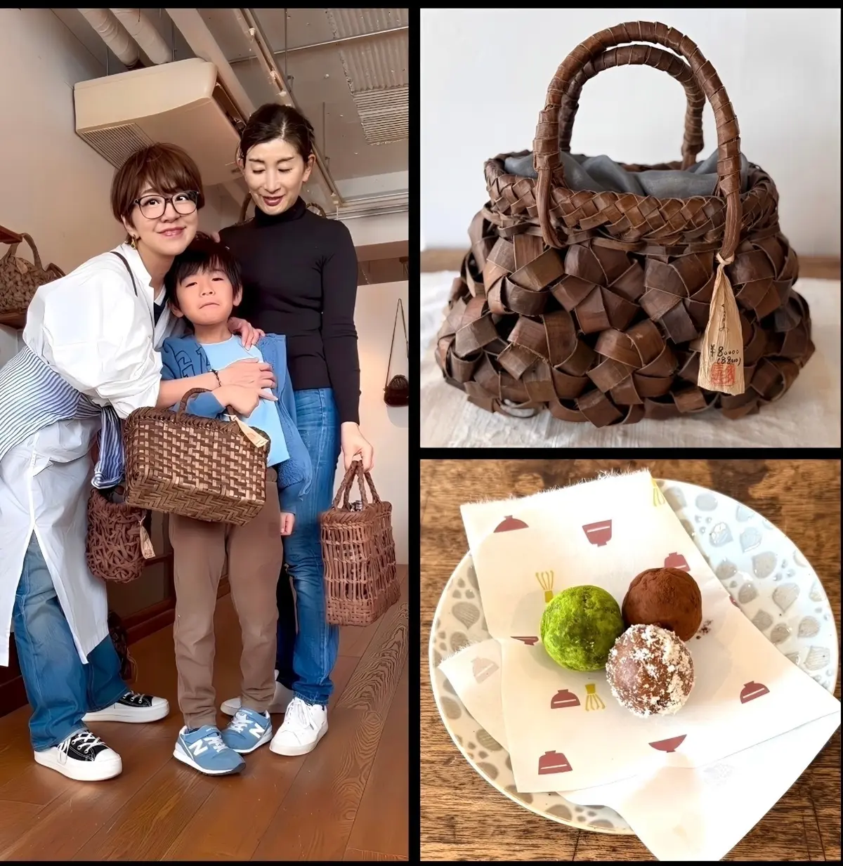 東銀座のギャラリーで着物に合うかご展とセの画像_1