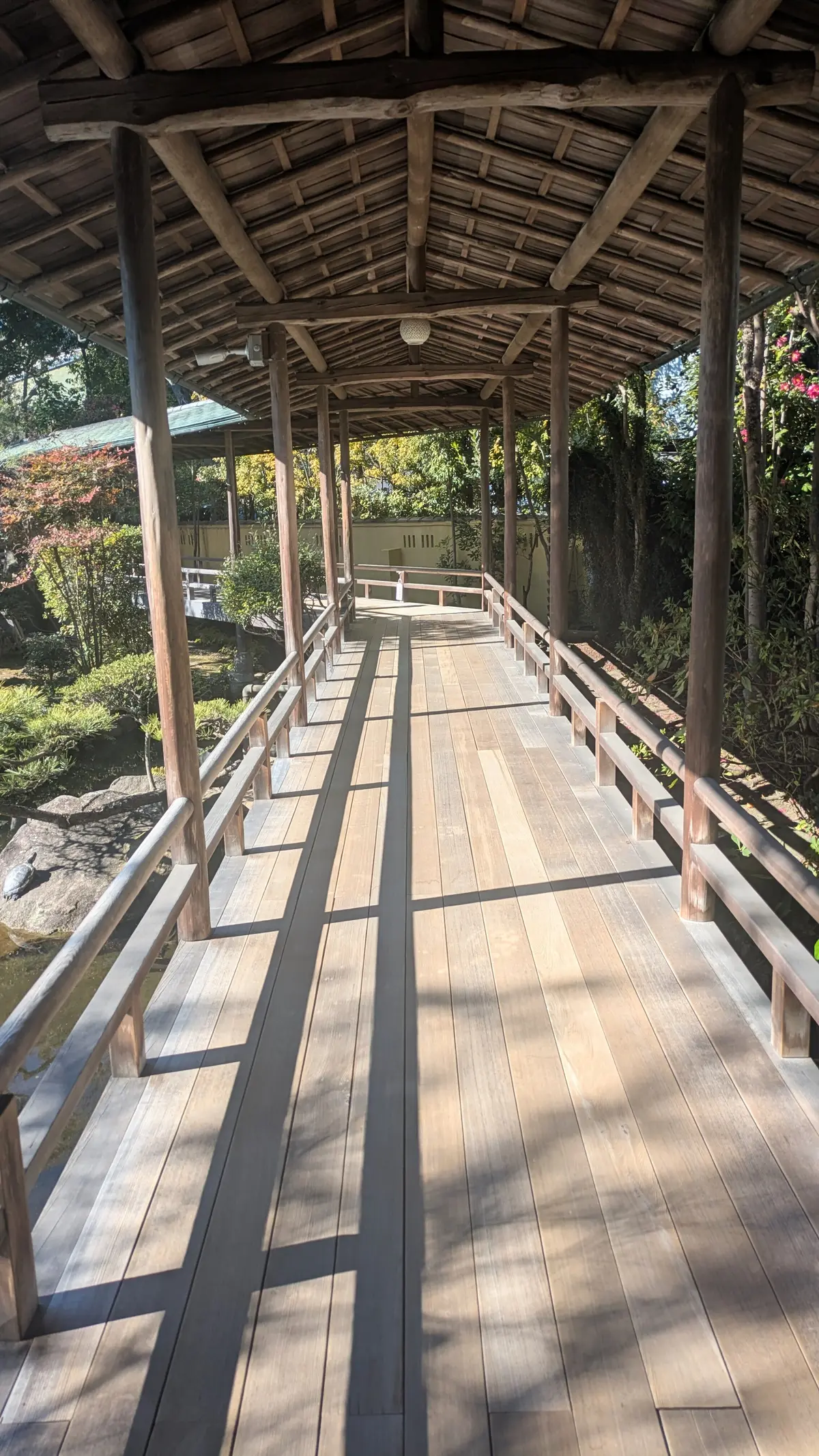 三溪園の渡り廊下