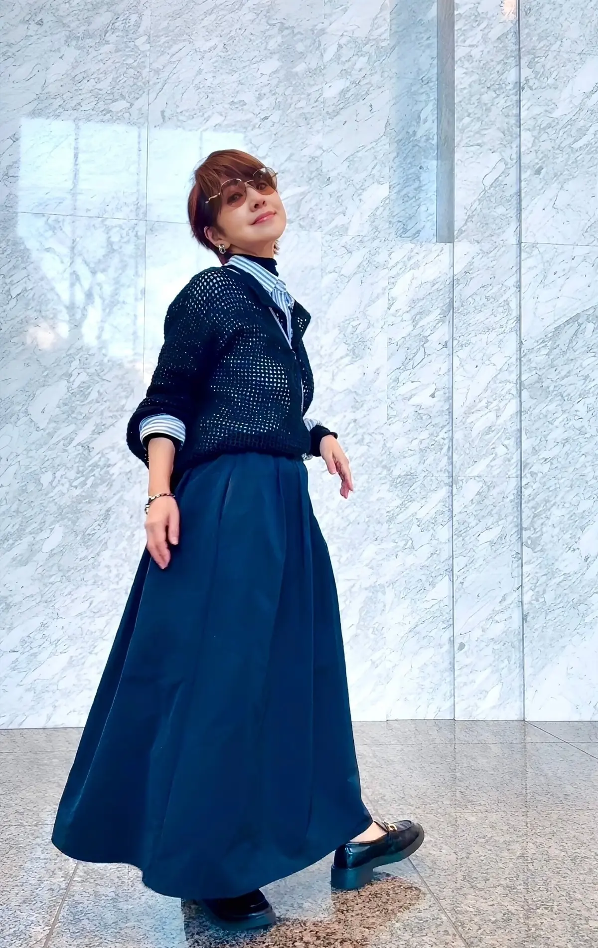 肌寒い春の日におすすめの大人レイヤードスの画像_4