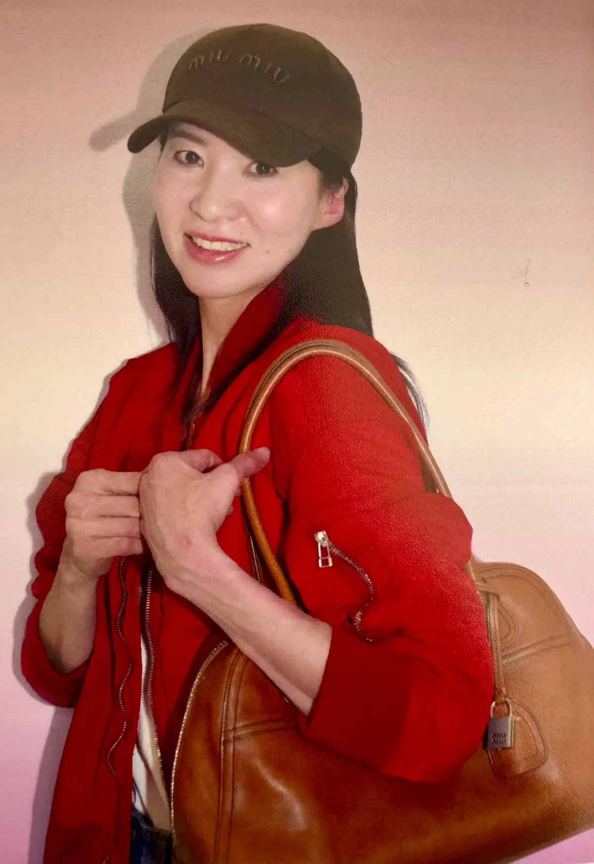 miumiuベースボールキャップ