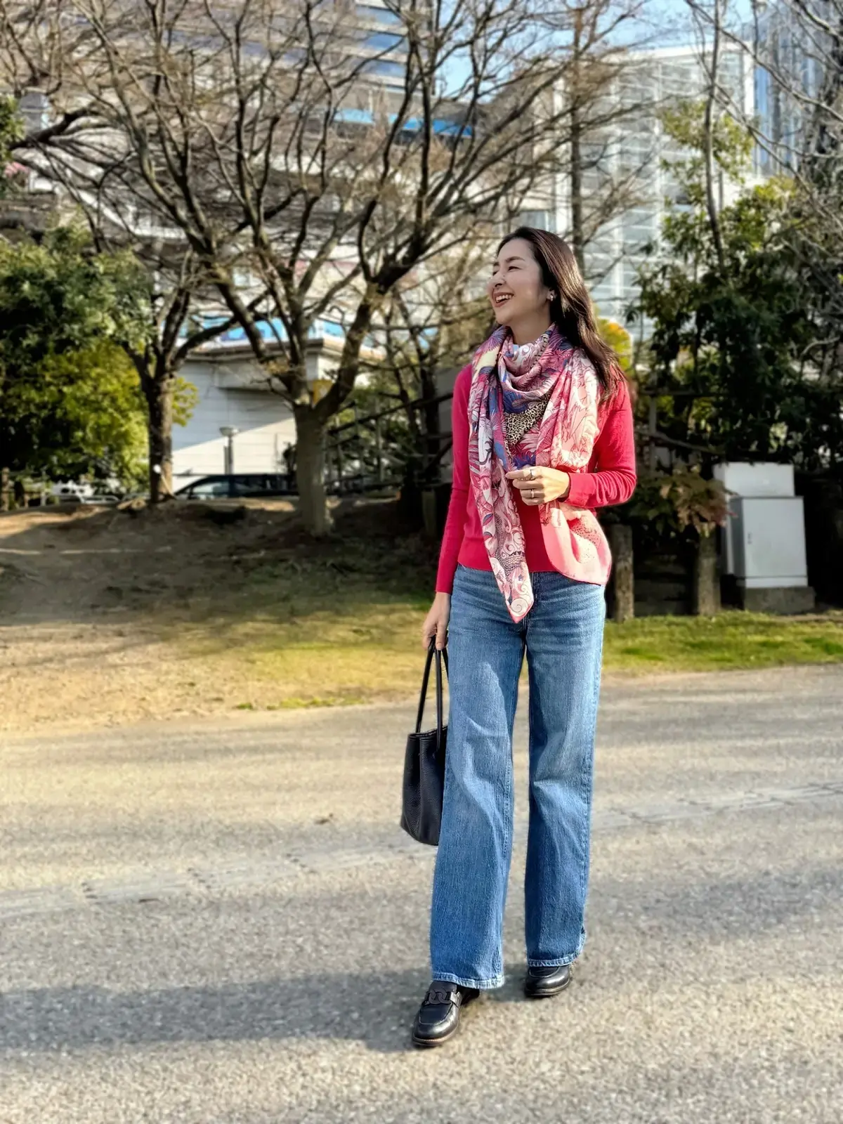 松ヶ崎由紀子さん　ニット