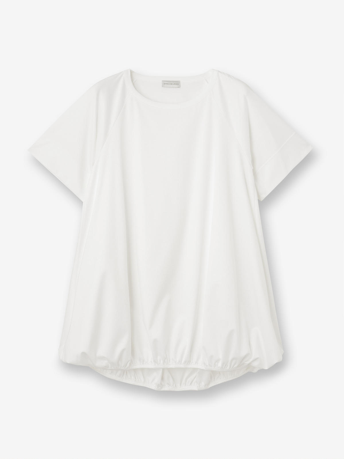 ストラスブルゴ　Tシャツ　バルーンカットソー　白