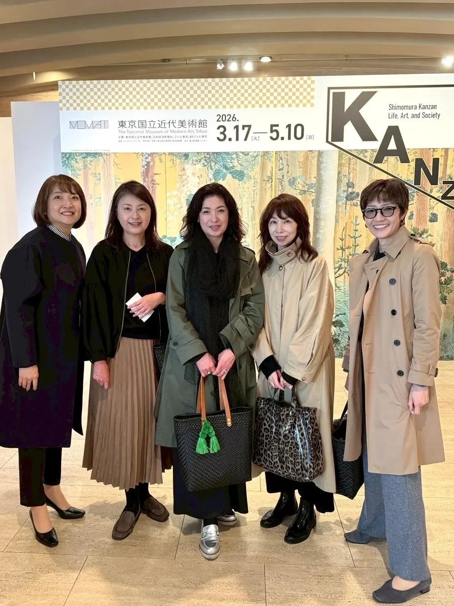 ZARAの上品セットアップで「下村観山展の画像_3