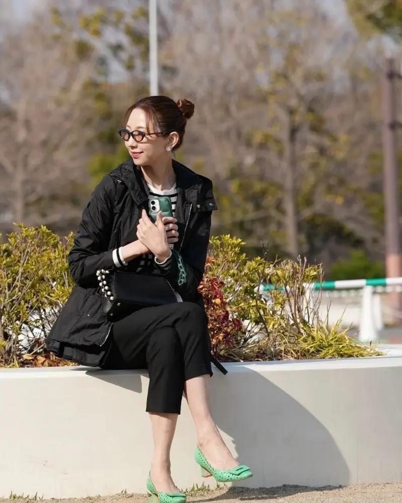 春風に誘われて🌸甘めの軽やかコーデ①【Uの画像_9