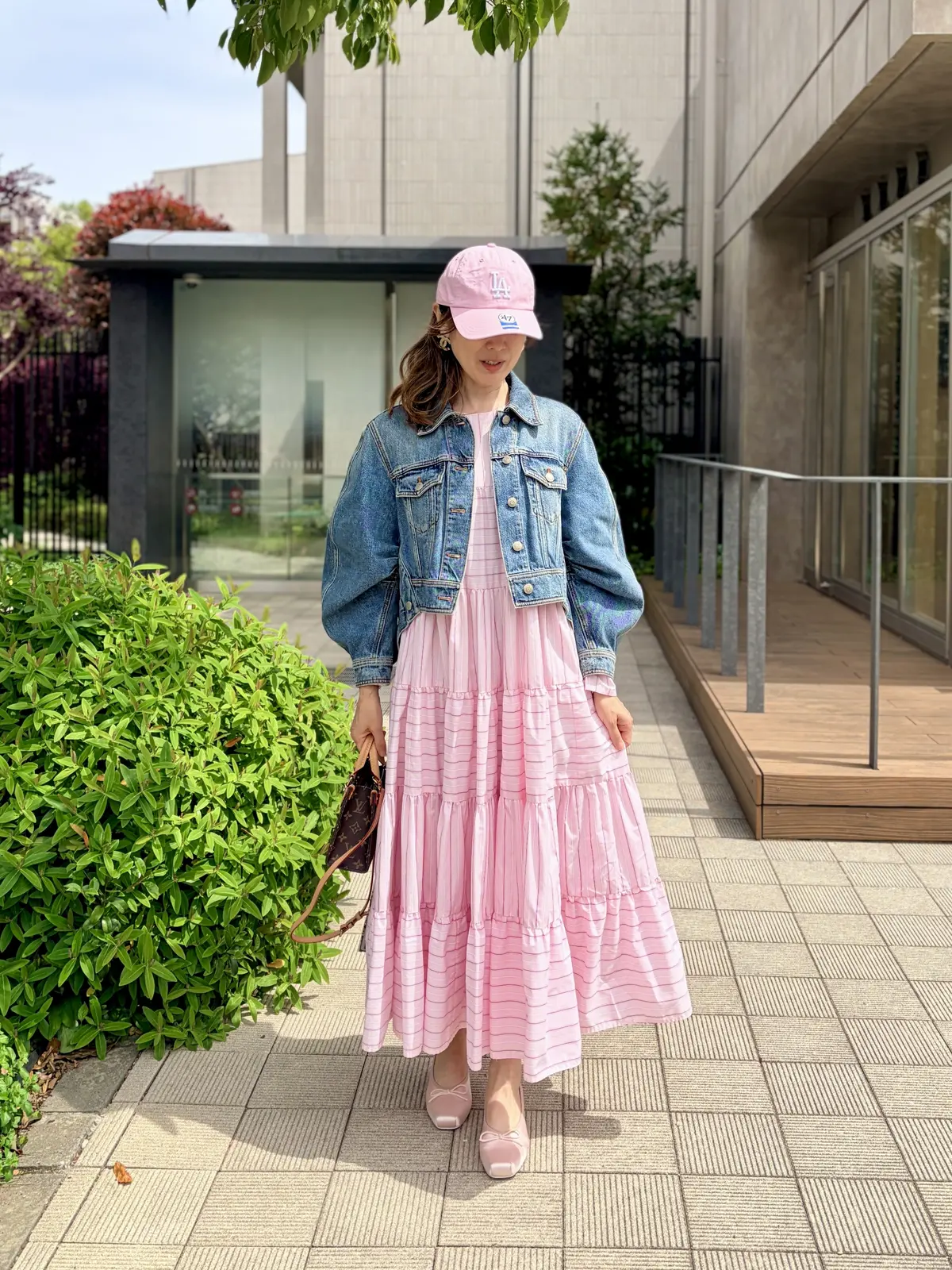 「デニムジャケットxカラーワンピース」大の画像_9