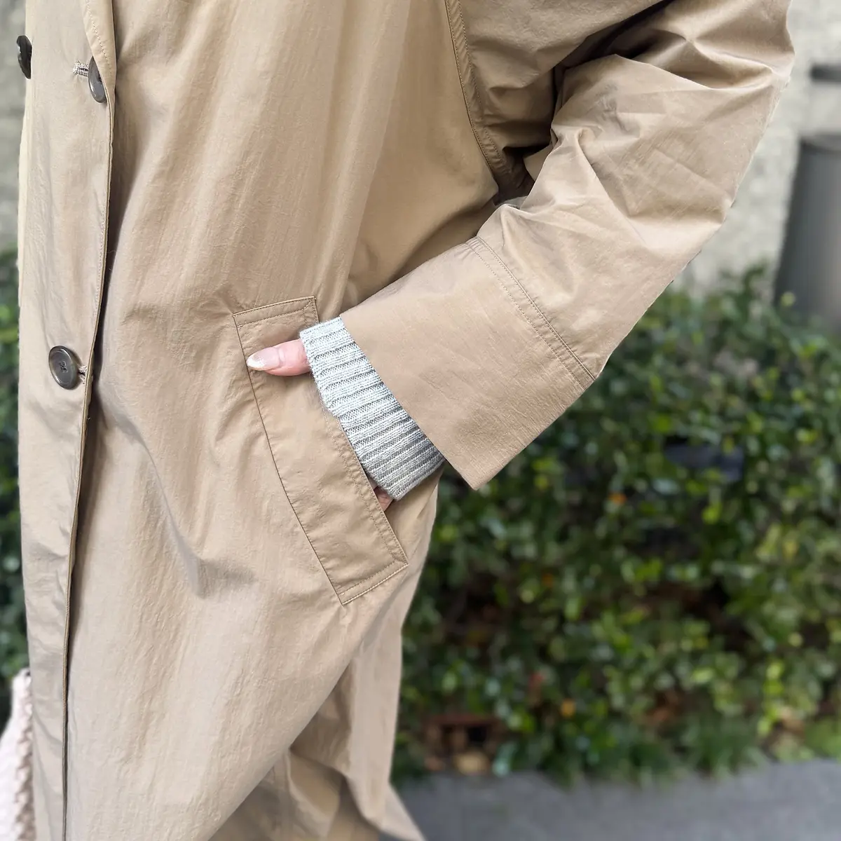 TICCA×eclat ナイロンテントトレンチコート ￥64,900