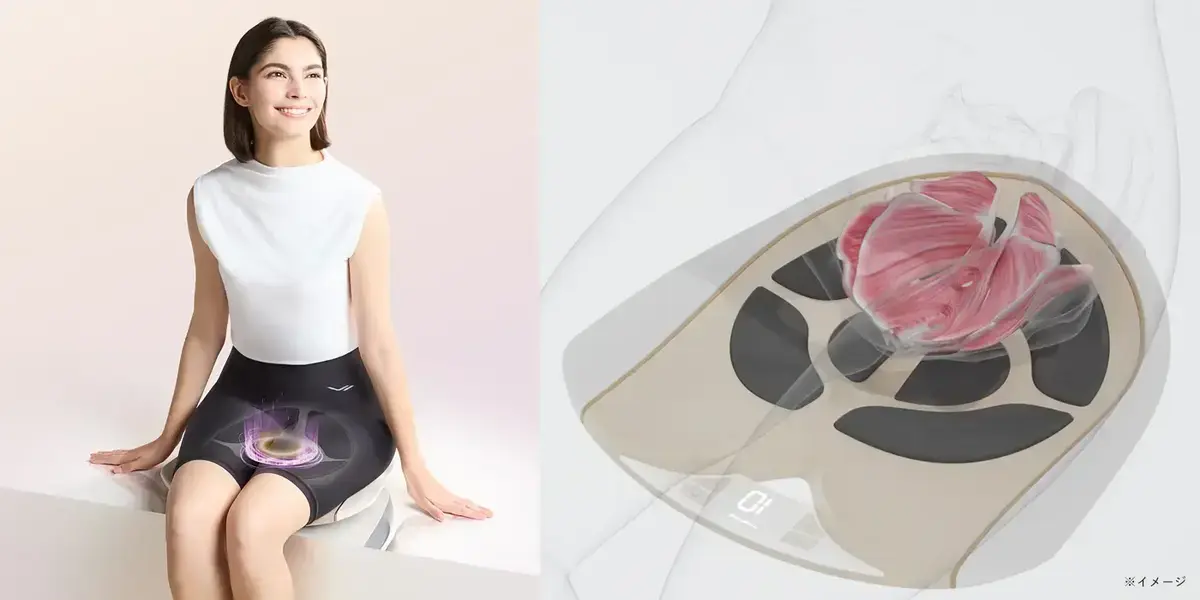 尿もれ対策にSIXPAD Perine Fit（シックスパッド ペリネフィット）で“ながら骨盤底筋トレーニング”　操作性の解説画像