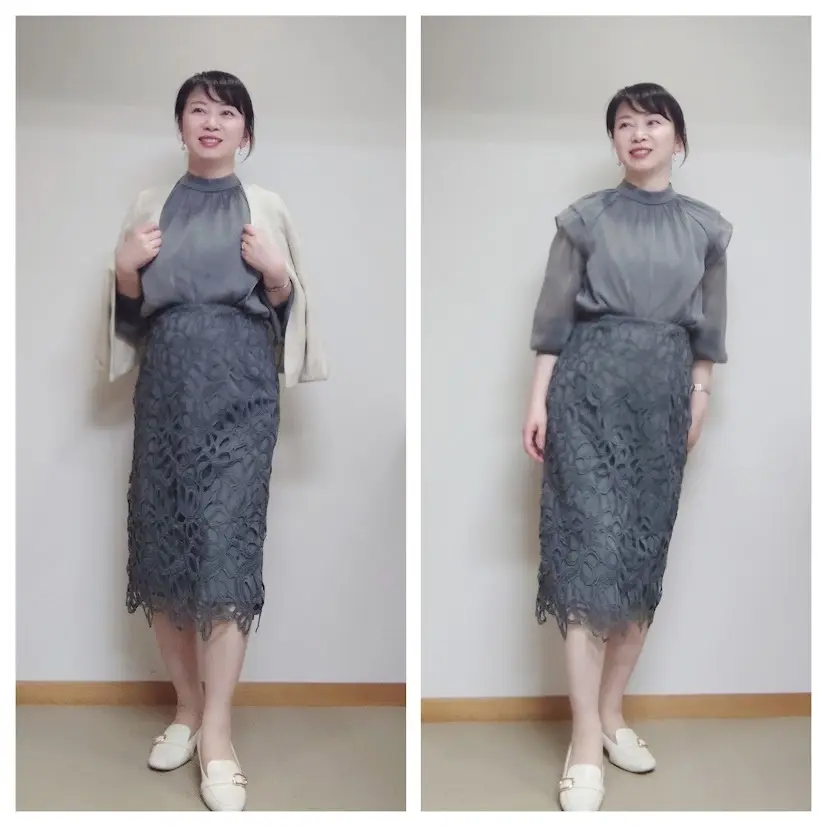 4月中旬。アラフィフ秘書お仕事毎日服の画像_3