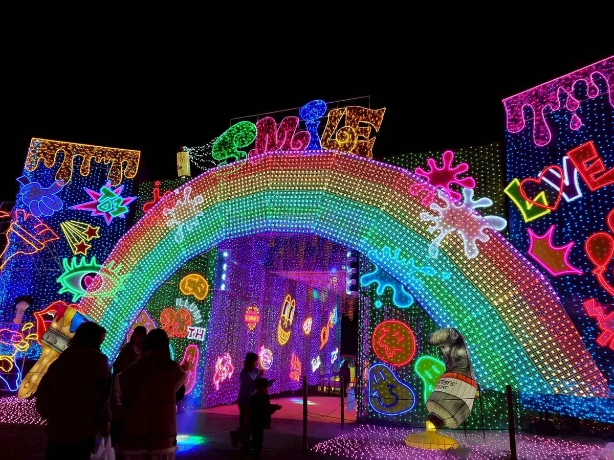 東京ドイツ村のウィンターイルミネーション