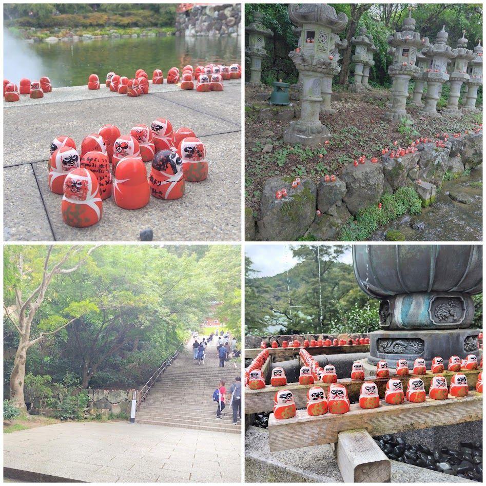 勝尾寺はダルマで有名なお寺でもあるので
境内の至る所に、ダルマがいます😊😊😊