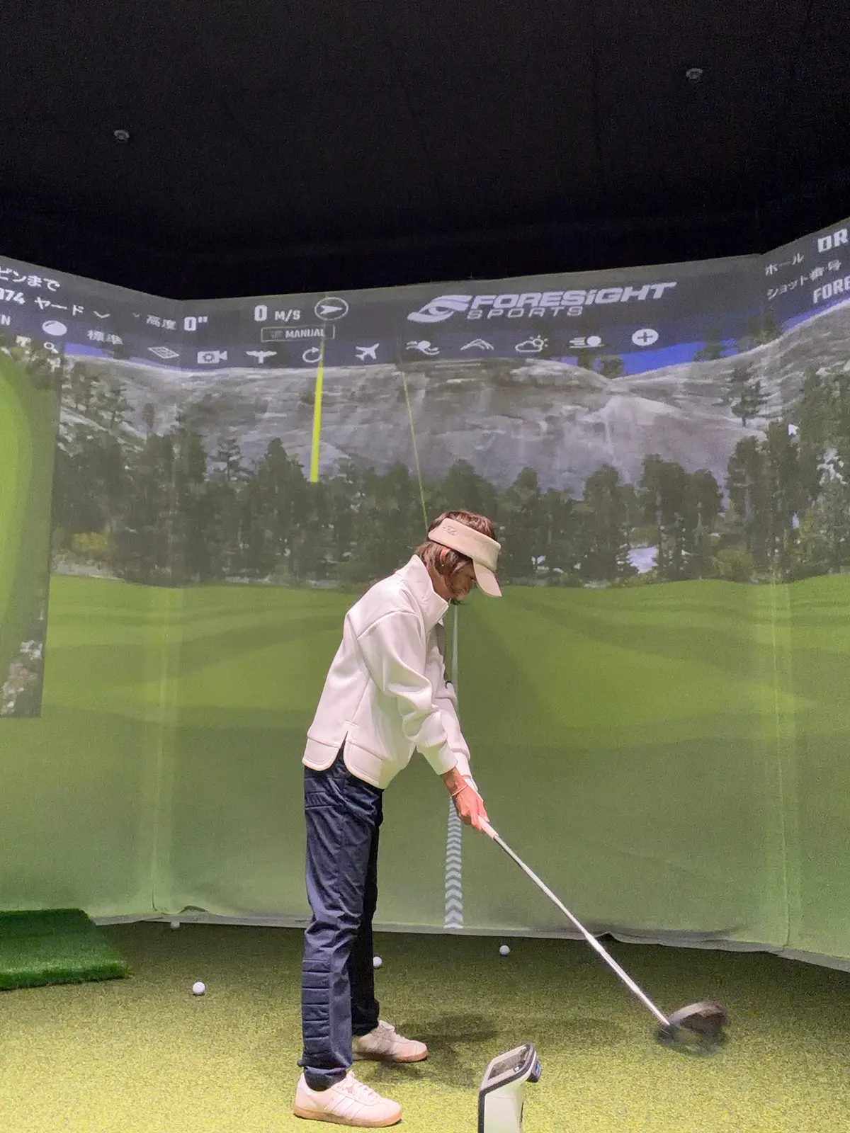 テーラーメイド フィッティングラボ トウキョウ　試し打ち　松井陽子