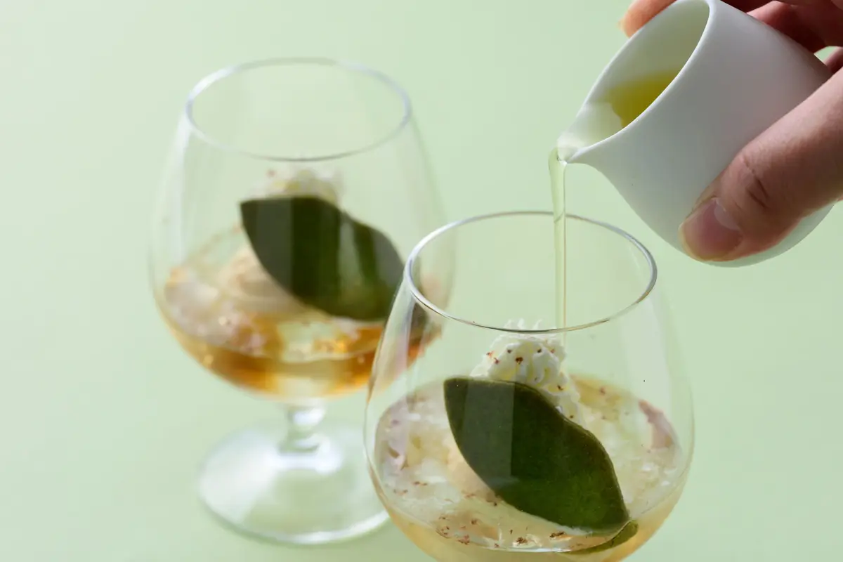 アフタヌーンティー　フォション京都　サロン ド テ フォション　辻利兵衛本店×千年水のオリジナルブレンドティー