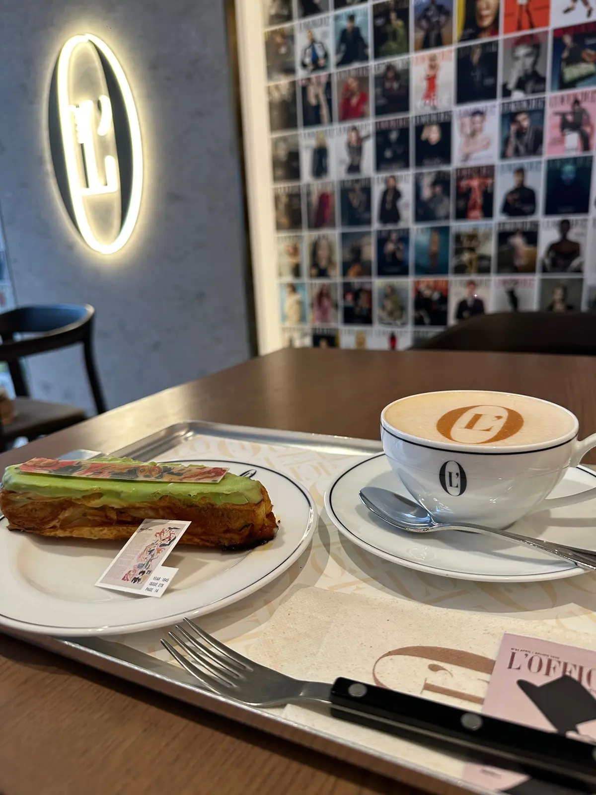 L'OFFICIEL COFFEE　フランス　ファッション誌　世界初　芦沢啓治　コンセプトカフェ