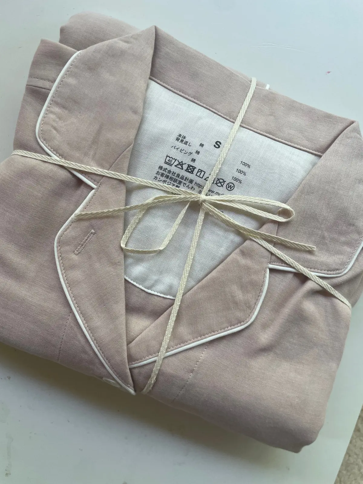 無印良品 ガーゼの長袖パジャマ