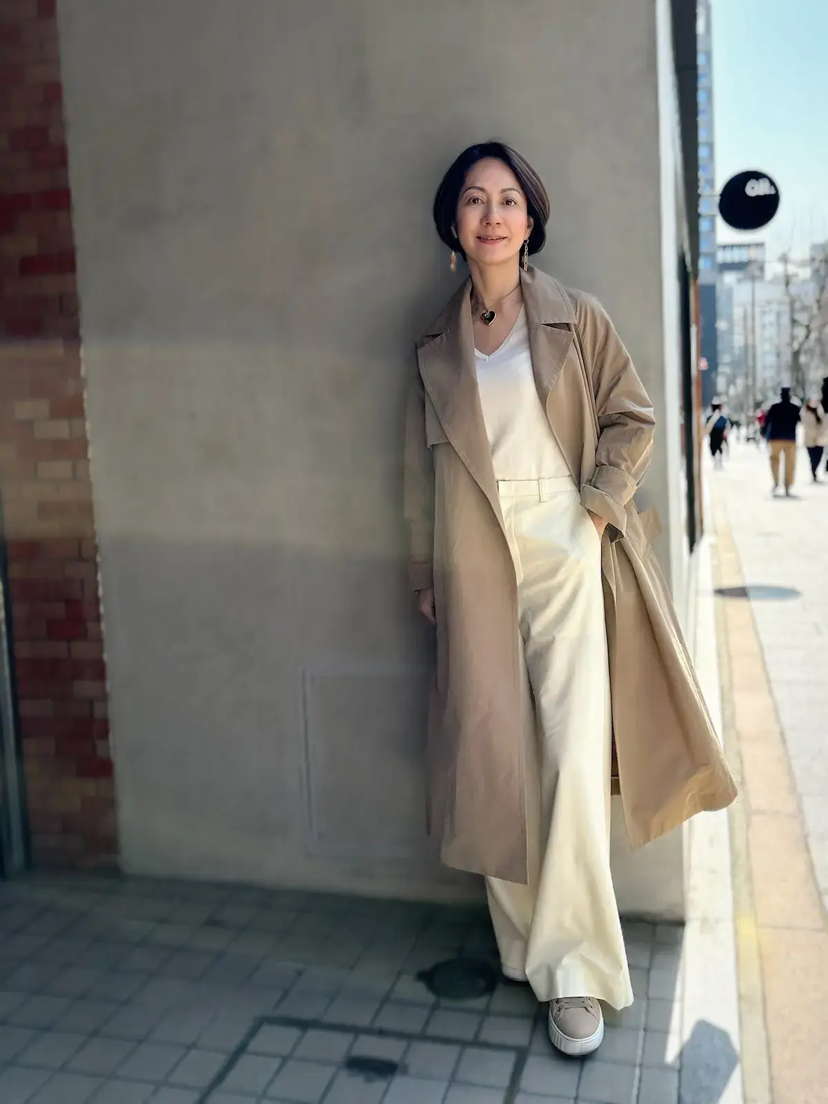 トレンチコート　40代　50代