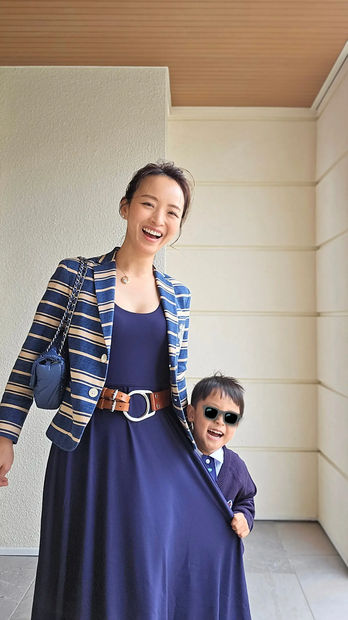 きちんと、でも軽やかに。入園式は親子リンの画像_4