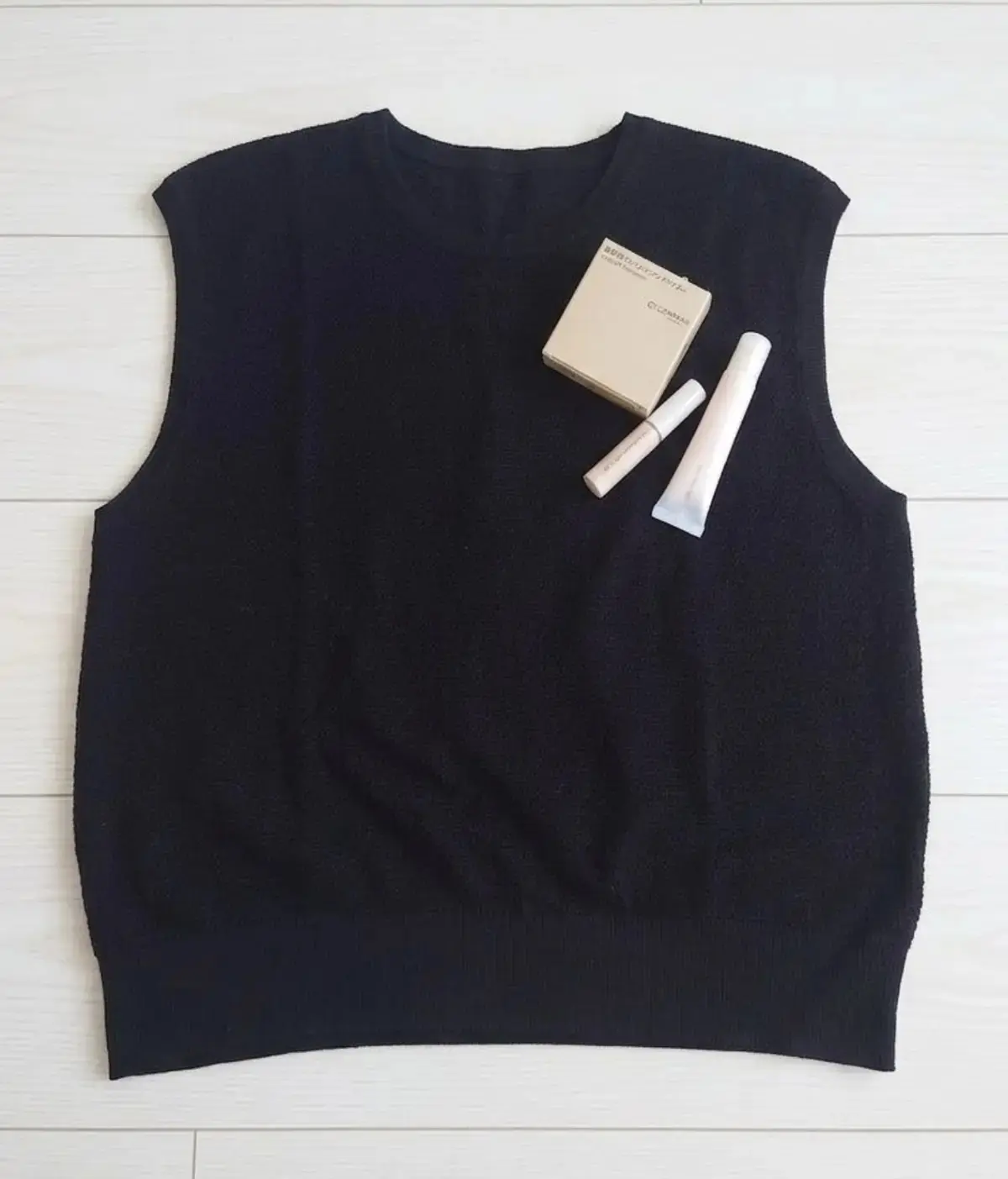 無印良品 ニットベスト コスメ
