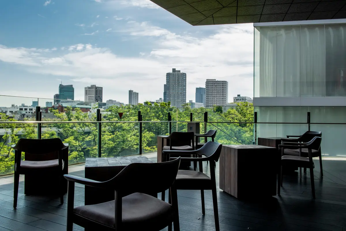 表参道 GYRE uni　テラス　名建築カフェ