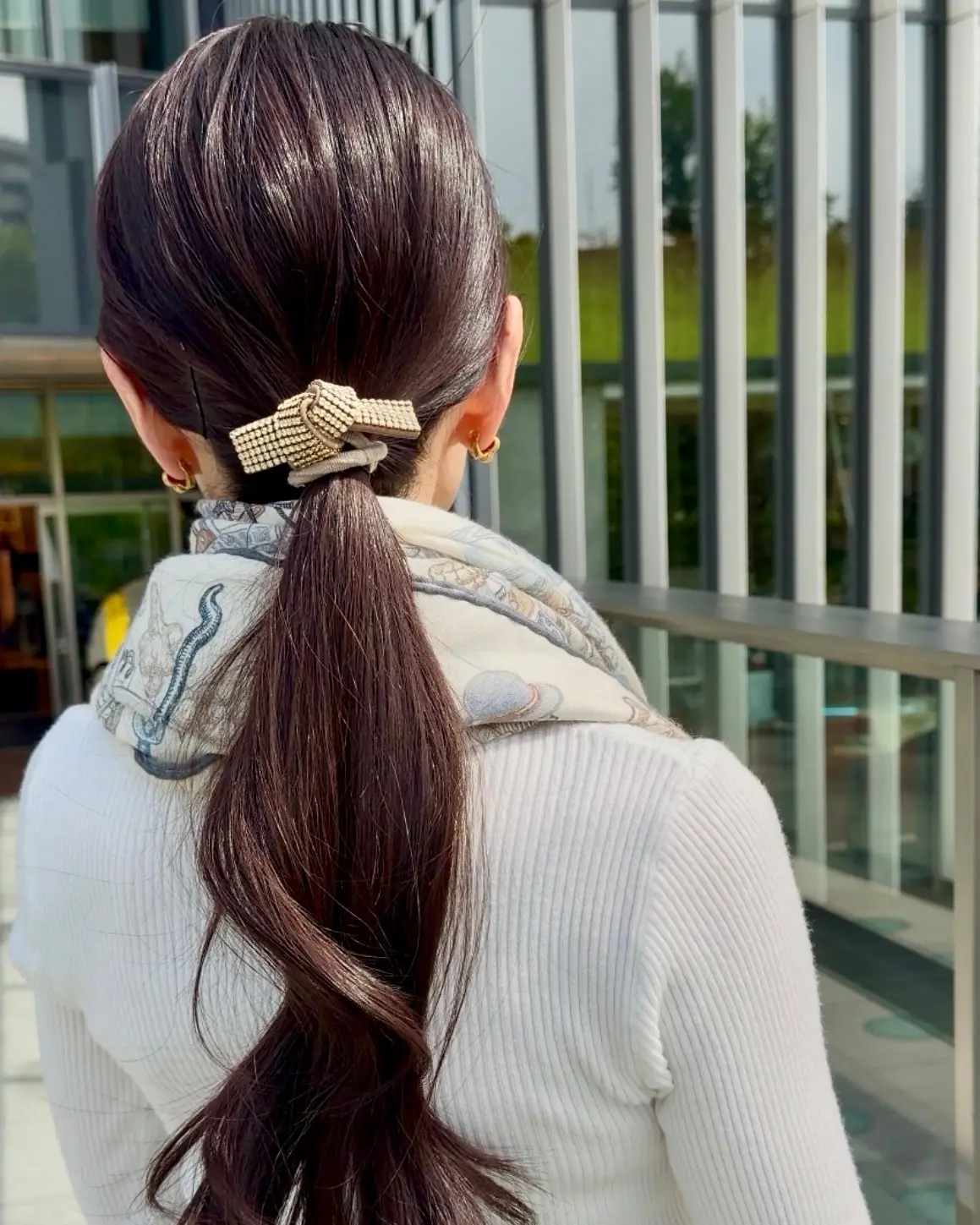 【気温差対策】は、お気に入りのストール(の画像_2