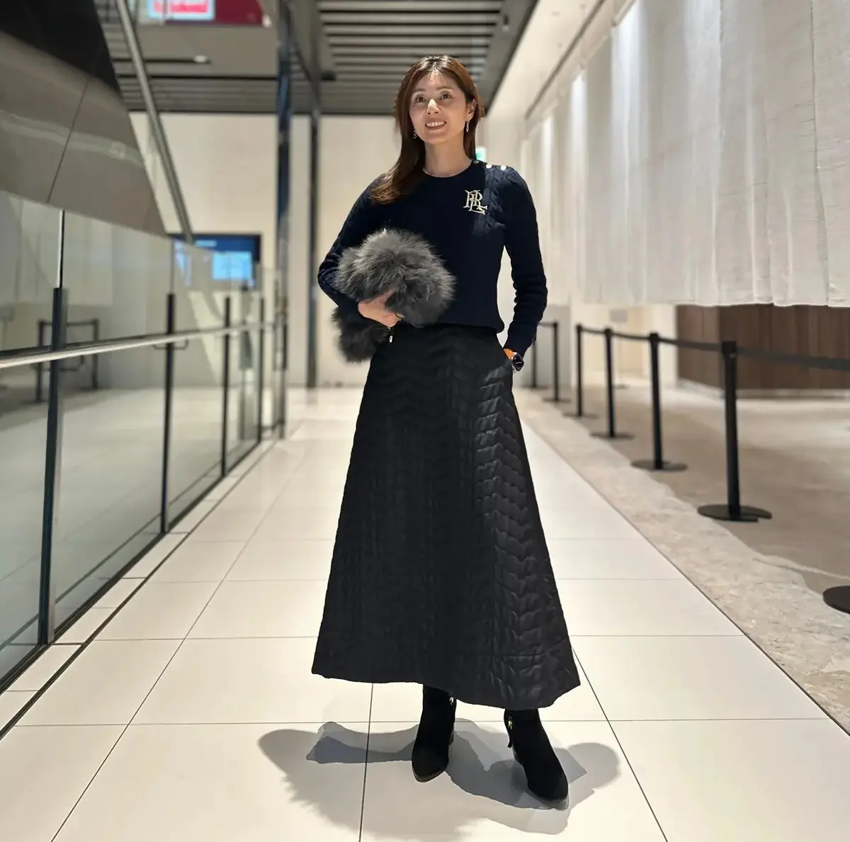 ドメル　キルトジャガードスカート エクラ華組梁瀬理砂さん