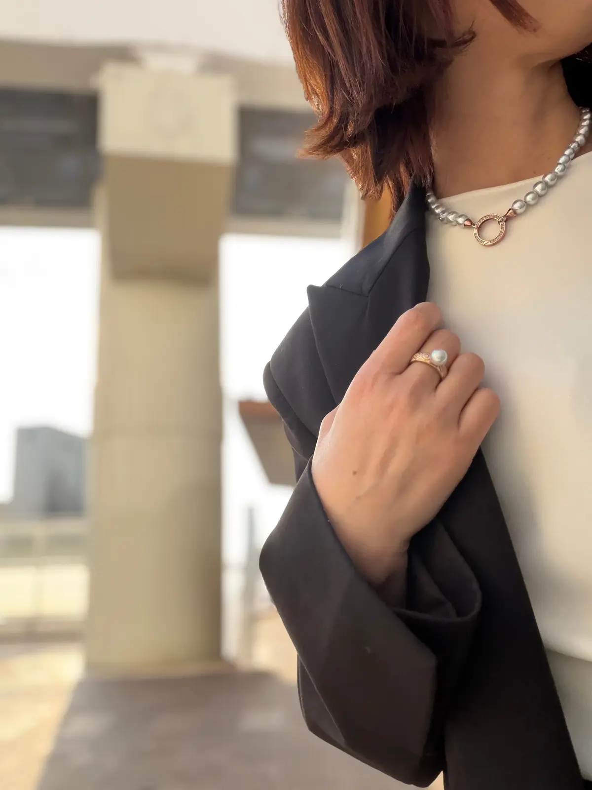 お祝いにもオーバーサイズのジャケットでの画像_2