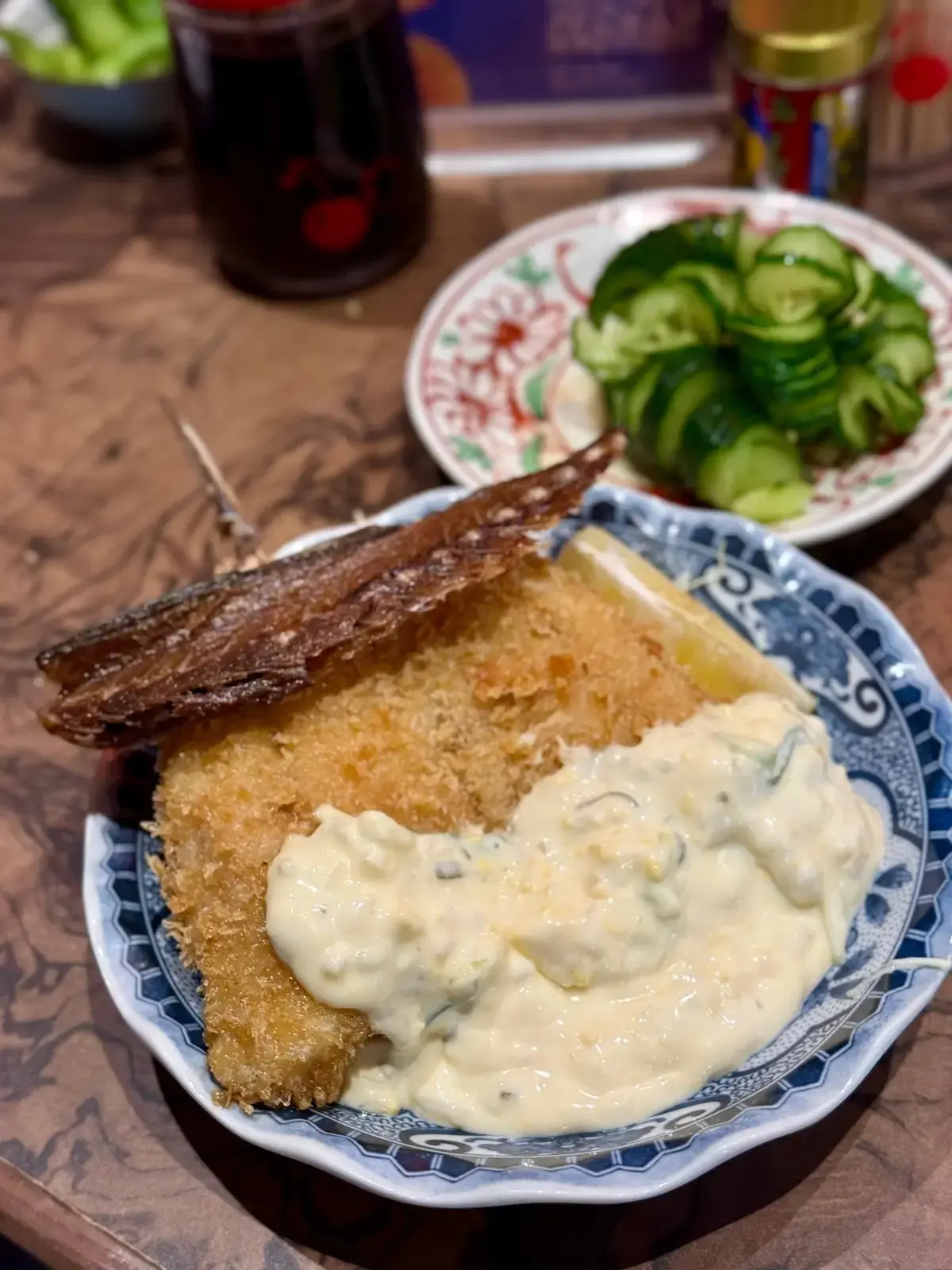 おでんとアジフライ