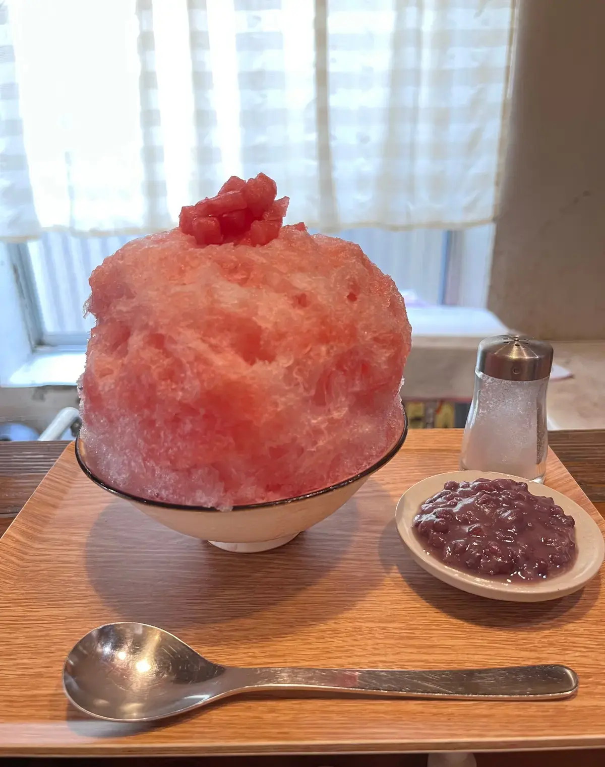 たいやきそら　すいかのかき氷