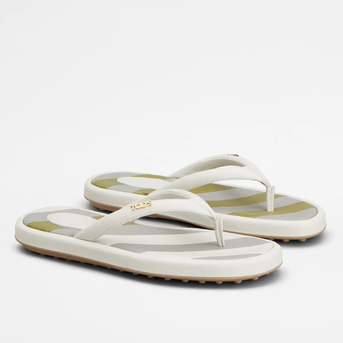 トッズ　サンダル　ホワイト
