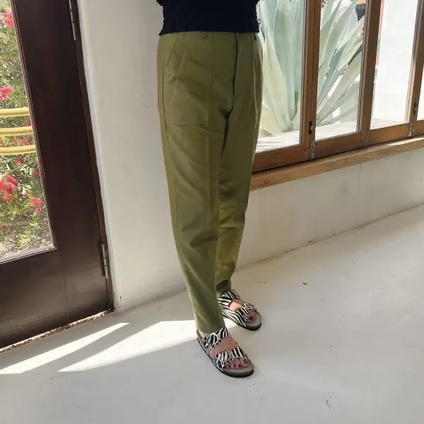 GENUINS GELAN ゼブラ柄サンダル ￥16,500