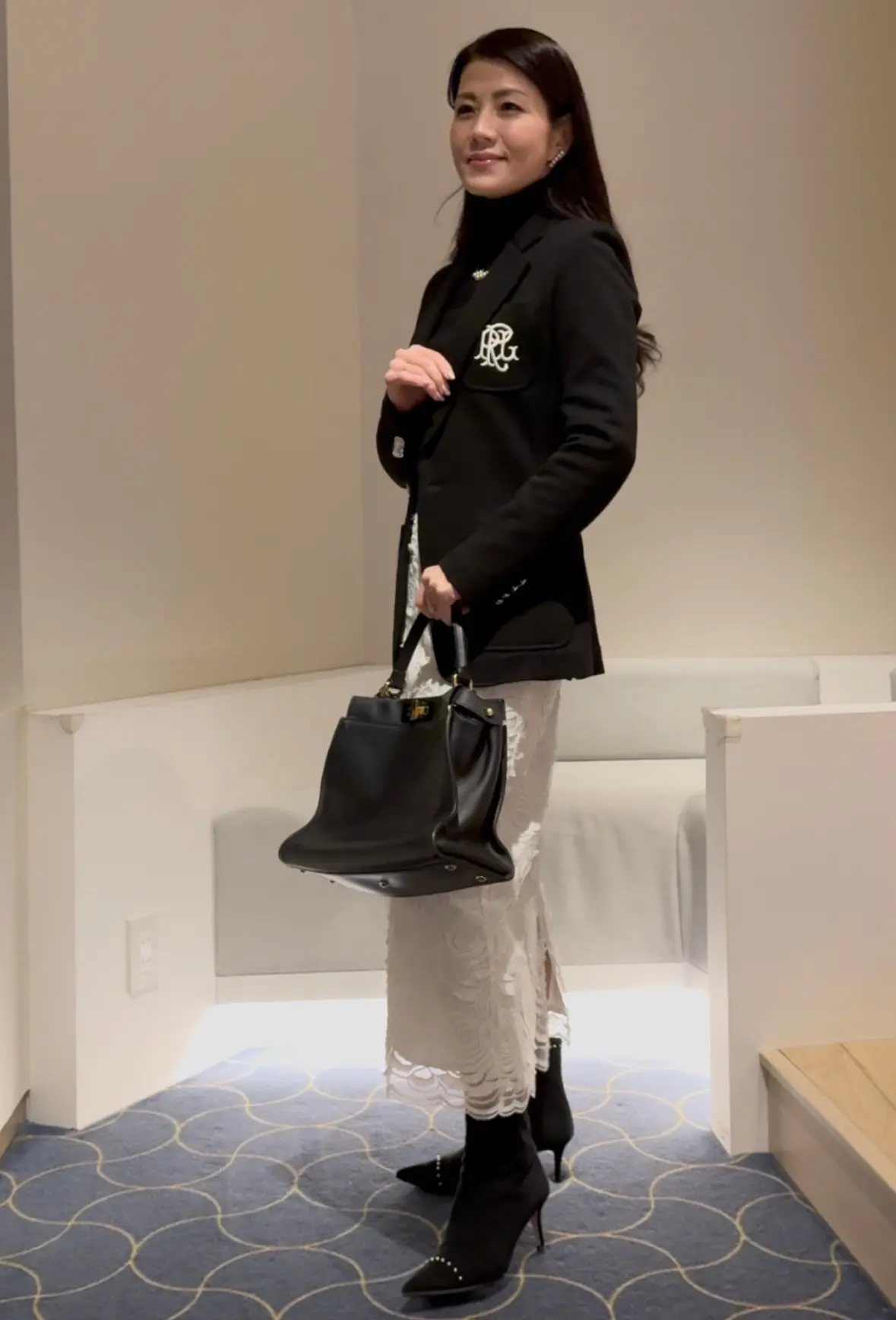 40代【UNIQLO】名品リブタートル。の画像_4