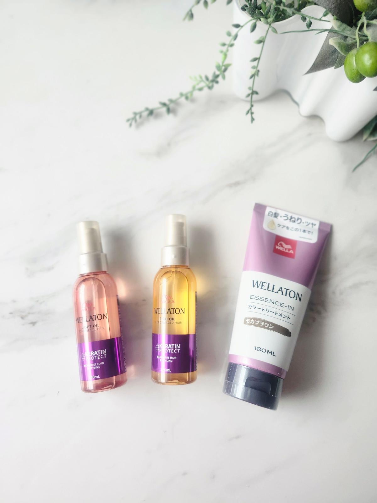 ウエラトーン、ヘアカラートリートメント、ヘアオイル、アラフィフヘア、ウエラヘアアイテム2608