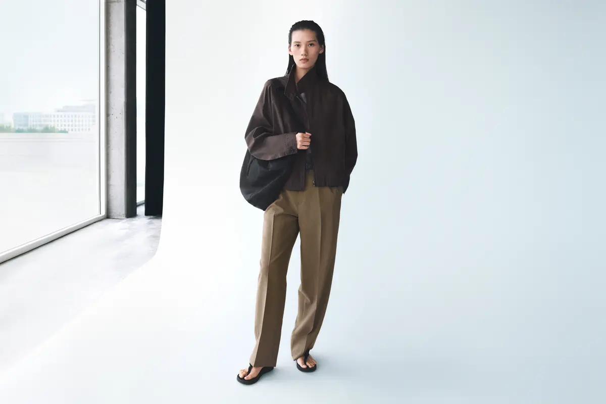 コットンブレンドショートブルゾン ユニクロユー 2026春夏